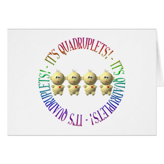 Det är fyrhjulingar! hälsningskort