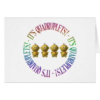 Det är fyrhjulingar! hälsningskort