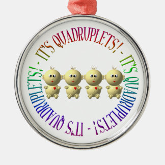 Det är fyrhjulingar! julgransprydnad metall