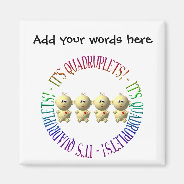 Det är fyrhjulingar! magnet (Framsidan)