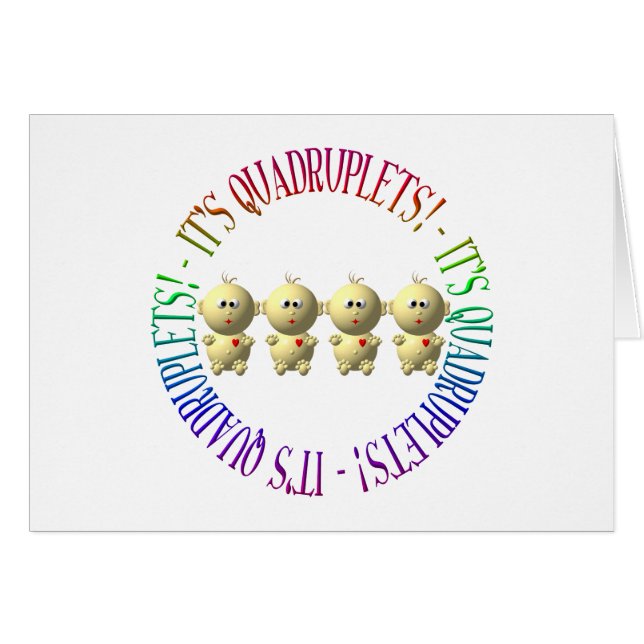 Det är fyrhjulingar! OBS kort (Framsidan Horizontal)