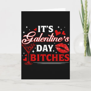 Det är Galentine's Day Es Roliga Alla Hjärtans Dag Kort