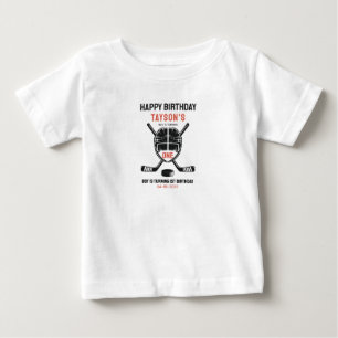 Det är Game Time Hockey 1-års födelsedagsfest T Shirt