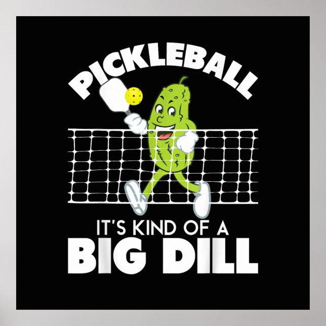 Det är ganska en stor deal - Rolig Pickleball-padd Poster (Framsidan)