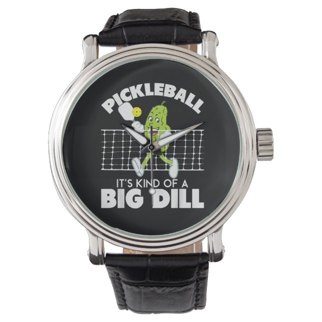 Det är ganska en stor kåldolma - Rollig Pickleball Armbandsur (Framsida)