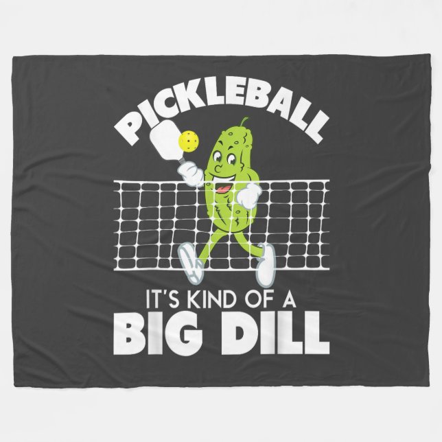 Det är ganska stor dill - Rolig Pickleball-paddel Fleecefilt (Framsidan (Horisontell))