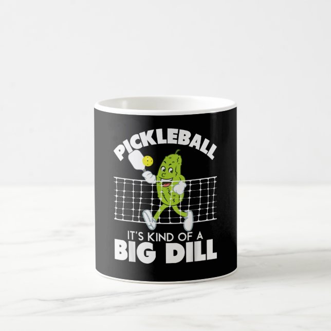 Det är ganska stor dill - Rolig Pickleball-paddel Kaffemugg (Center)