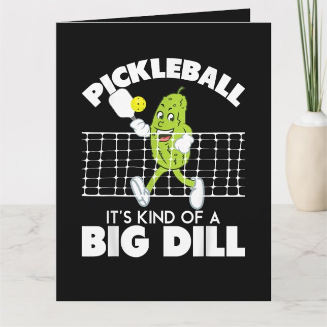 Det är ganska stor dill - Rolig Pickleball-paddel Kort (Framsida)
