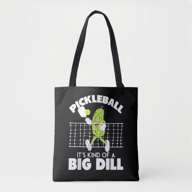 Det är ganska stor dill - Rolig Pickleball-paddel Tygkasse (Framsida)