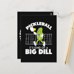 Det är ganska stor dill - Rolig Pickleball-paddel Vykort