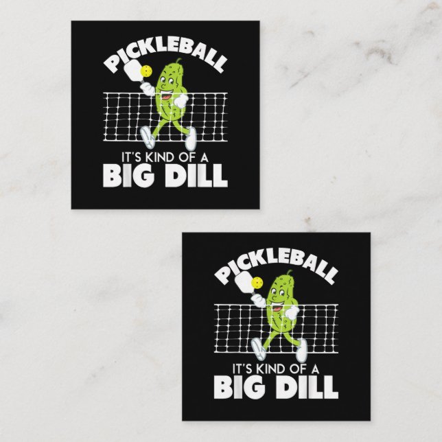 Det är ganska stor dill - Roligt Pickleball-paddle Anteckningskort (Fram/baksida)