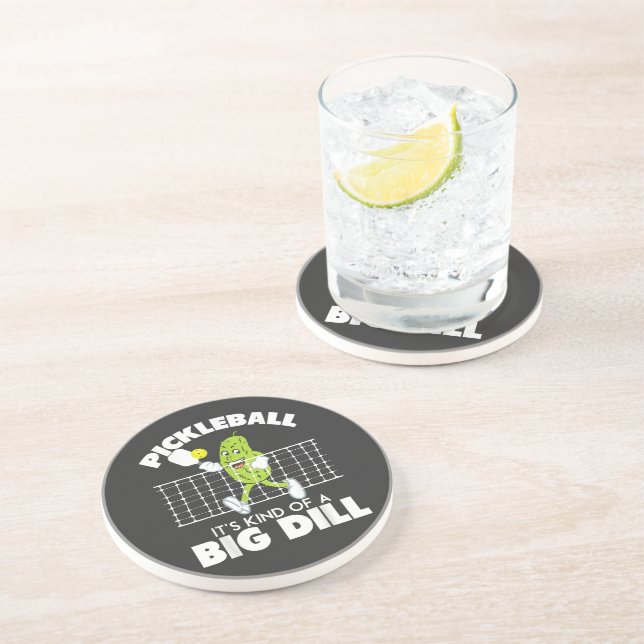Det är ganska stor kålrot - Rolig Pickleball-padde Underlägg (Sidan)