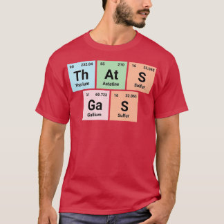 Det är gas Kemi nörd Periodiska element Tee Kul