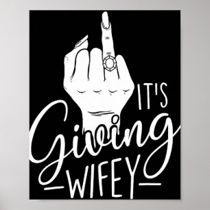 Det är Ge Wifey - Bröllop Bride Bachelorette Bri Poster