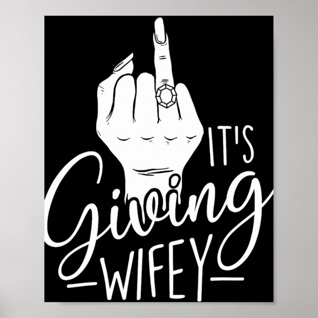 Det är Ge Wifey - Bröllop Bride Bachelorette Bri Poster (Framsidan)