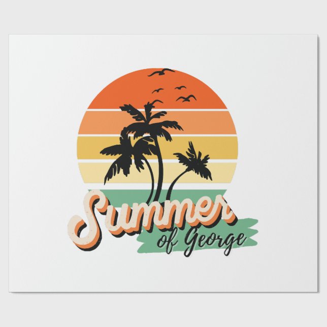 Det är George-sommaren Presentpapper (Platt)