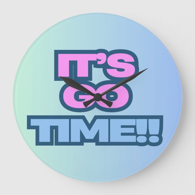 Det är Go Time Stor Klocka (Framsida)