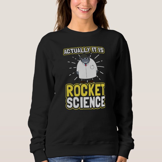Det är Gorilla Rocket Scientist T Shirt (Framsida)