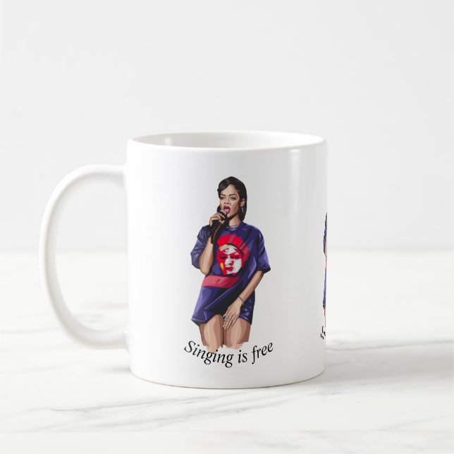 Det är gratis kaffe mugg (Vänster)