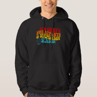 Det är Grått Sweatbyxor och Steppappa Season Hoodie