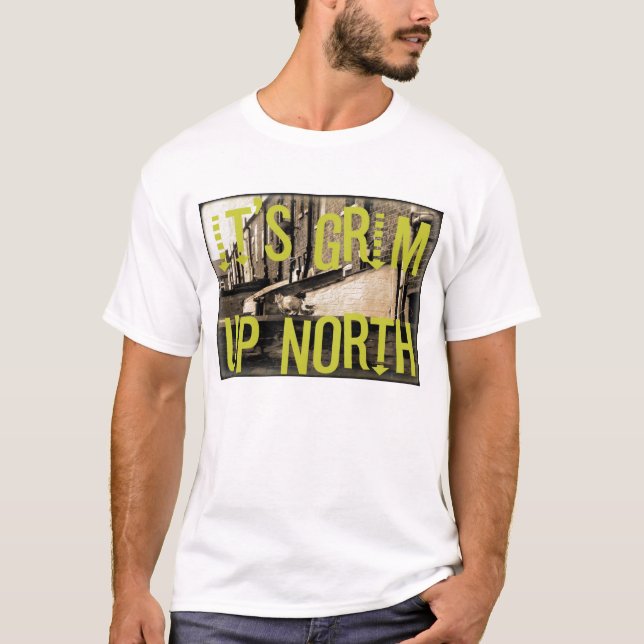 Det är Grim uppe norr T-shirt (Framsida)