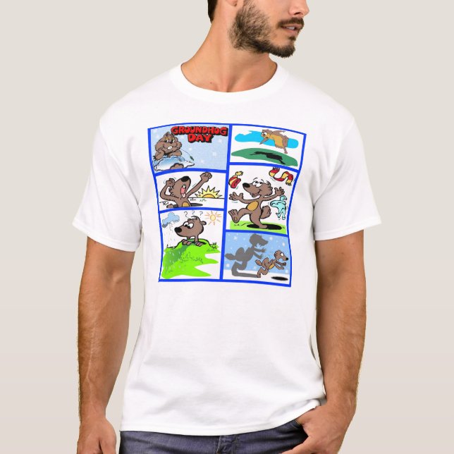 DET ÄR GRUNDHOGDAGEN IGEN! TEE (Framsida)