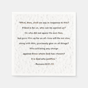 Det är Gud som rättfärdigar kristna Pappersservett