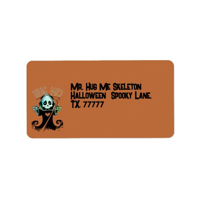 Det är Halloween Adressetikett (Framsidan)