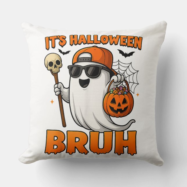 Det är Halloween Bruh  Kudde (Framsida)