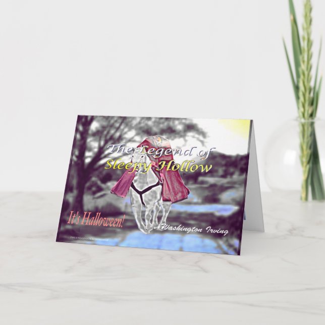 Det är Halloween, det Sömnig tomt! Kort (Framsida)