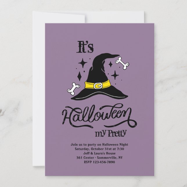 Det är Halloween-festinvitationer Inbjudningar (Framsida)