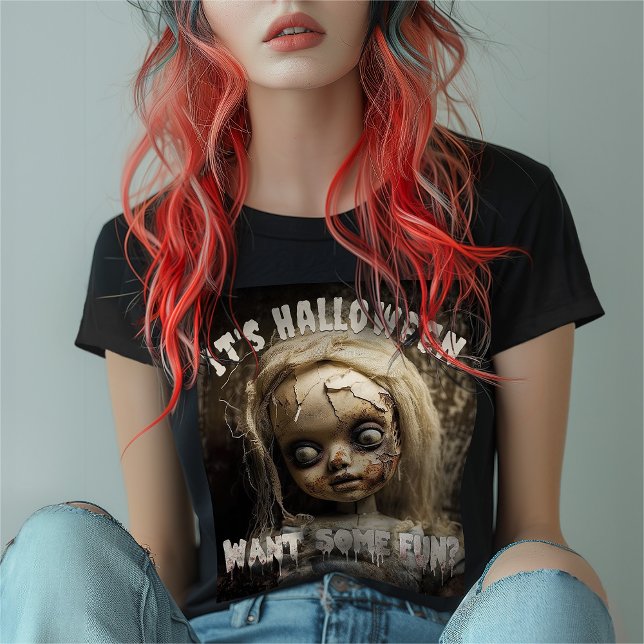Det är Halloween som vill ha någon Roligt. T Shirt (Skapare uppladdad)