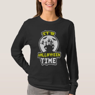 Det är Halloween-tid Halloween Kuslig Natt Kostym T Shirt