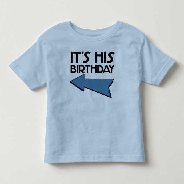 DET ÄR HANS BIRTHDAY MED HÖGER för pilspetsar T Shirt (Framsida)