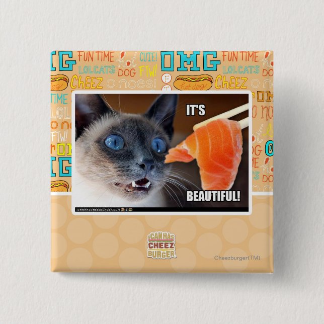 Det är härligt! knapp (Framsida)