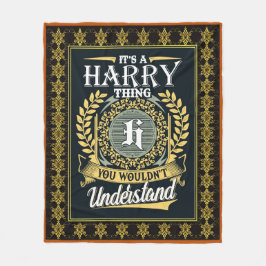 Det är Harry Sak du inte kunde förstå Fleecefilt