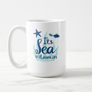 Det är havsvitamin - Kustoceanens icke-marina vatt Kaffemugg