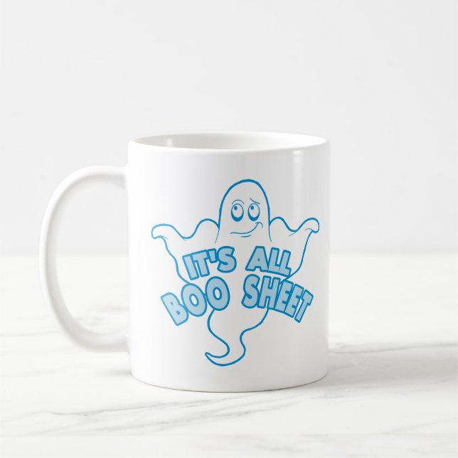 Det är hela Boo Lakan - Lustigt Ghost-citat Kaffemugg (Vänster)