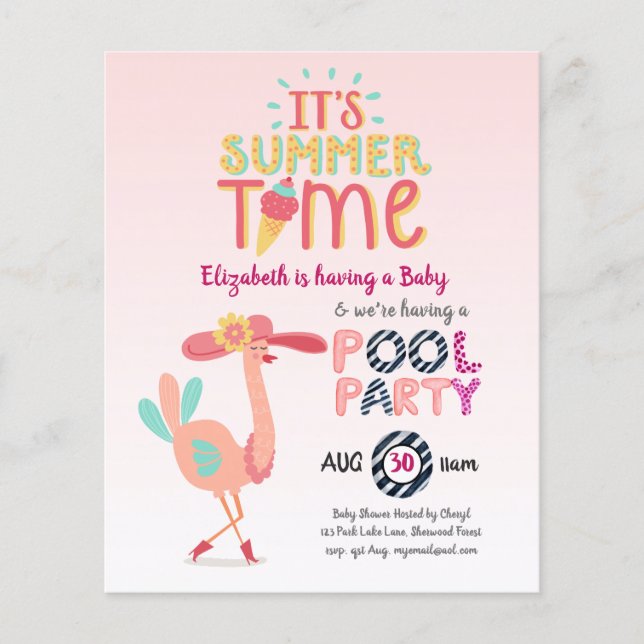 Det är helt fantastiskt älskling! Tropisk poolpart (Framsida)