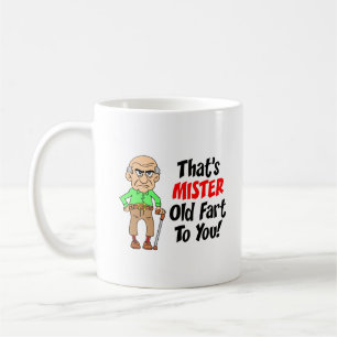 Det är Herr den gammala fisen till dig den roliga Kaffemugg