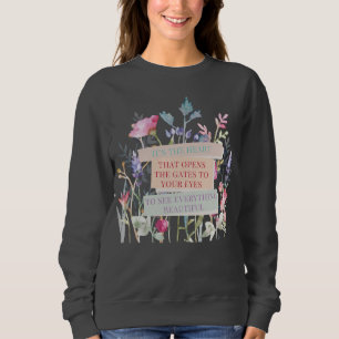 Det är hjärtat som öppnar Grind, Blommigt Garden T Shirt