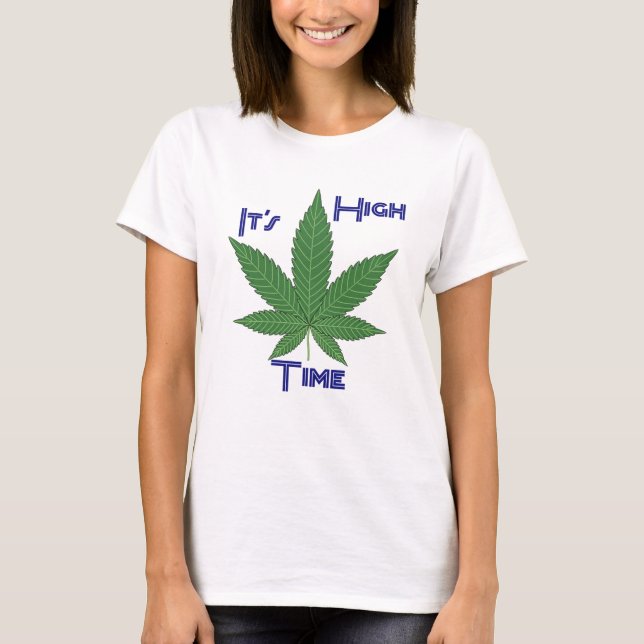 Det är hög tid t-shirt (Framsida)