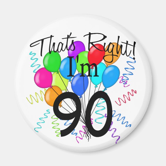 Det är Höger att jag är 90 Magnet (Framsidan)