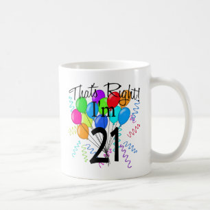 Det är höger I-förmiddag 21 - födelsedagen Kaffemugg