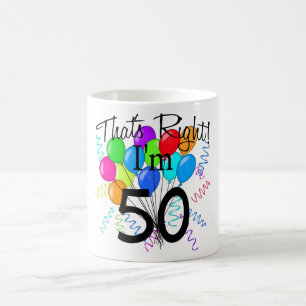 Det är höger I-förmiddag 50 - födelsedagen Kaffemugg