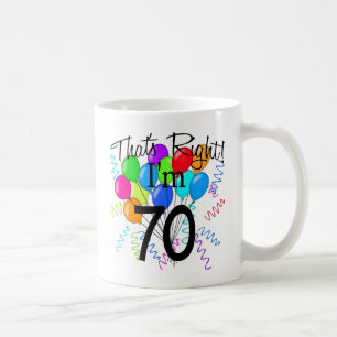 Det är höger I-förmiddag 70 - födelsedagen Kaffemugg
