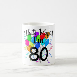 Det är höger I-förmiddag 80 - födelsedagen Kaffemugg
