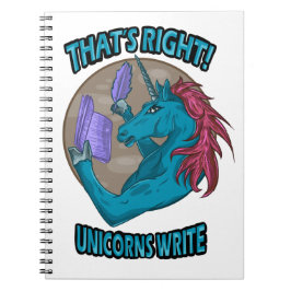 Det är Höger! Unicorns Skriva Anteckningsbok