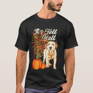 Det är höst alla söta Labrador Retriever hund Hös T Shirt