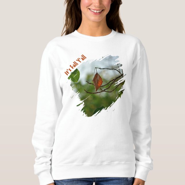 Det är höst, allesammans höstlöv t shirt (Framsida)